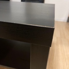 IKEA テーブル　黒の画像