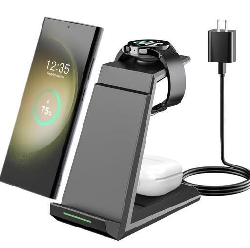 【2023年新登場】ADADPU 3 in 1ワイヤレス充電器 急速充電スタンド