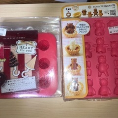 【決定済】パラソル くま チョコ型セットの画像