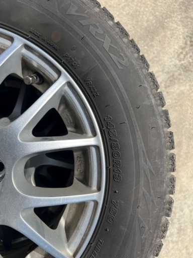 軽自動車　スタッドレス　13インチホイール　145/80R13 ブリヂストン