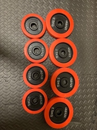 バーベルプレート55キロセット