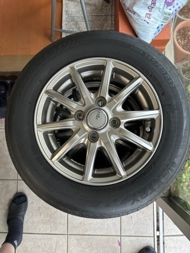 ブリヂストン　13インチ　タイヤホイールセット