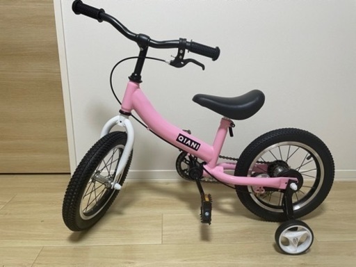 【未使用】子供用自転車　キックバイク　補助輪付き