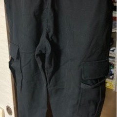 H&M カーゴジョガーパンツ 黒 W36L30の画像