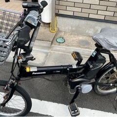 Panasonic off time 折り畳み電動自転車 経年劣化あり