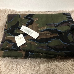 coach 未使用 ストール 迷彩柄