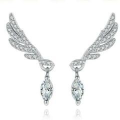 新品　CZダイヤモンド☆羽根ʚ♡ɞ ピアス　の画像