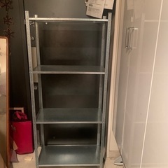 IKEAスチール棚　値下げします！　900円→500円の画像