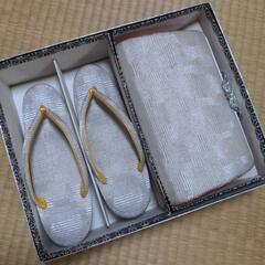 ★フォーマル草履とバッグのセット★佐賀錦23cm used