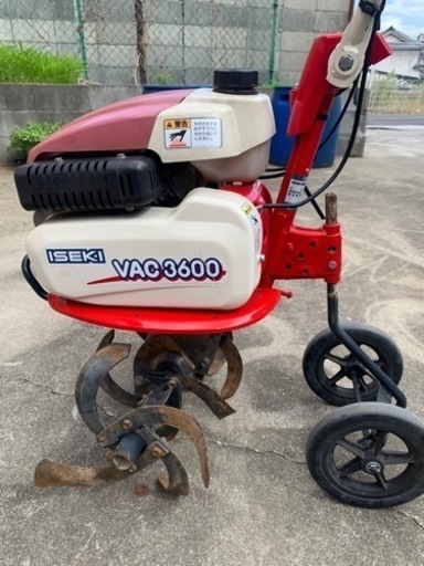 耕運機 農作業 ISEKI VAC 3600