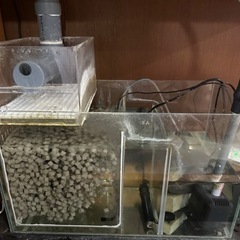 90×45×45cm オーバーフローガラス水槽 訳あり