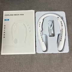 『新品、未使用品』2023瞬间冷却＆2つ冷却プレート】首掛け 扇風機 の画像
