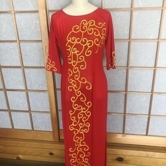【美品】アオザイ 