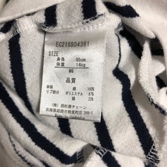 パーカー 95cmの画像