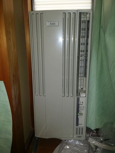 窓用エアコン　換気送風機能付　実動品
