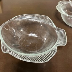 昭和レトロガラスの器セットの画像