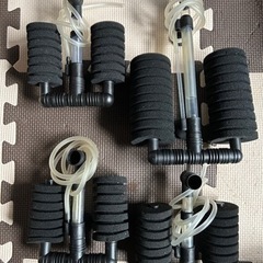 スポンジフィルター 他セット 水中 熱帯魚 ディスカス アピスト の画像