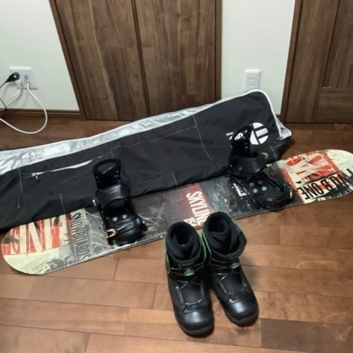 スノーボード 板ボードブーツ ボードバッグ セット