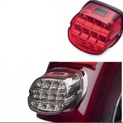 ハーレー純正タイプ LEDテールライトテールランプスポーツスターダイナソフテイルツーリングxlfxd flhfltflst スモークの画像