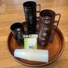 インサートカップホルダー、カップ、マドラー