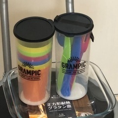 新品未使用耐熱皿＆カラフルコップ類