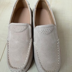 靴　厚底　スウェード調　新品