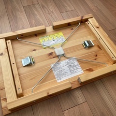 無印良品パイン材ローテーブルの画像