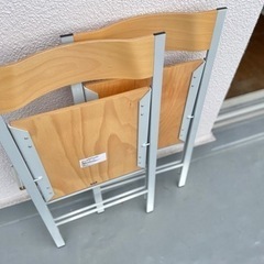 SEMPREセンプレ木製デザイナーズチェアイタリア製2脚セットの画像