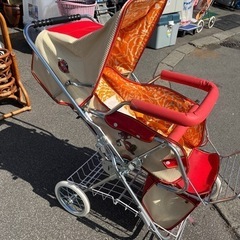 ☆昭和レトロ☆新品☆未使用☆ベビーカー　乳母車　デッドストックの画像