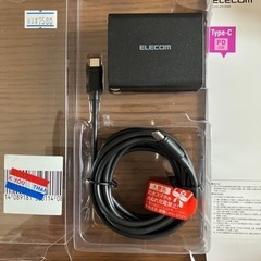 【未使用品】ELECOM 65W Type-C PD対応超高速充電器の画像