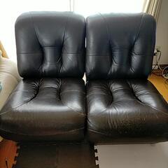 お取引決定  さしあげます！本革 ソファー5人掛け
