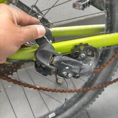 お話し中    キャノンデール トレイル8 ジャンク SHIMANO 「シマノ」 TOURNEY TX リアディレイラー  部品購入済みの為お付けします。の画像