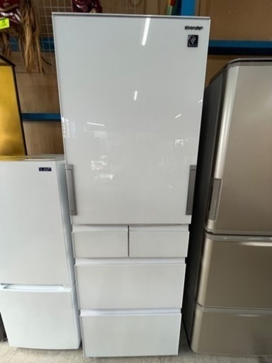 SHARP 大型冷蔵庫　プラズマクラスター　両開き　2021年