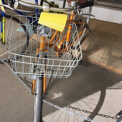 ★店頭にて試乗可★ J2698 シティサイクル自転車　オレンジ ２７インチ　変速ギア付自転車 クリーニング、簡易メンテナンス済み　【リユースのサカイ柏店】 中古自転車 　流山市 中古自転車 松戸市 中古自転車 我孫子市 中古自転車 船橋市 中古自転車 守谷市 中古自転車 取手市 中古自転車