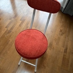美品) 折り畳み式椅子
