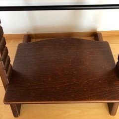 【中古】ストッケ　トリップトラップ　ハイチェア　(茶色)の画像