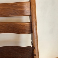 【中古】ストッケ　トリップトラップ　ハイチェア　(茶色)の画像