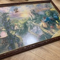 決まりました！Disney 美女と野獣1000ピースパズル 額縁...