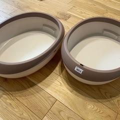 【中古】猫トイレ×2 🐱スコップなしの画像