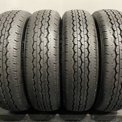 走行短め BS BRIDGESTONE ECOPIA RD613 195/80R15 107/105N LT 15インチ 夏タイヤ 4本 23年製 ハイエース キャラバン等　(MTS105)