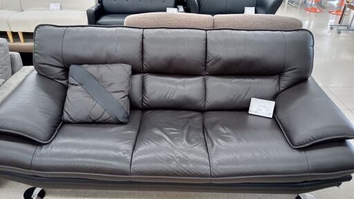 ★ジモティ割あり★  ソファー 黒 H×D×W クリーニング済み TJ2228
