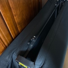 折りたたみベッド 黒の画像