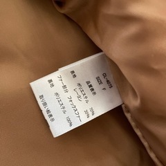 ファーコート　フリーサイズの画像
