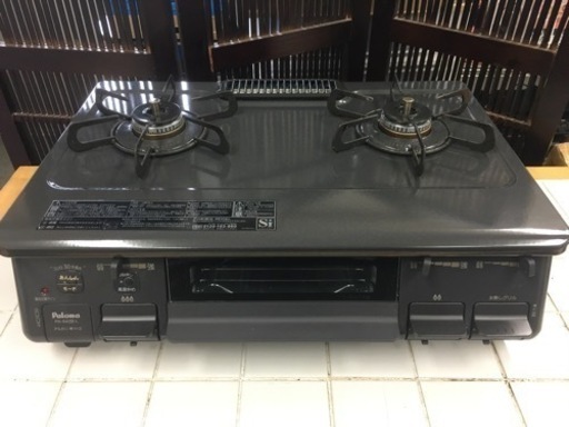 中古美品　パロマ　LPガステーブル　PA-S42B-1L 左強火　高温炒め機能付　2021年製