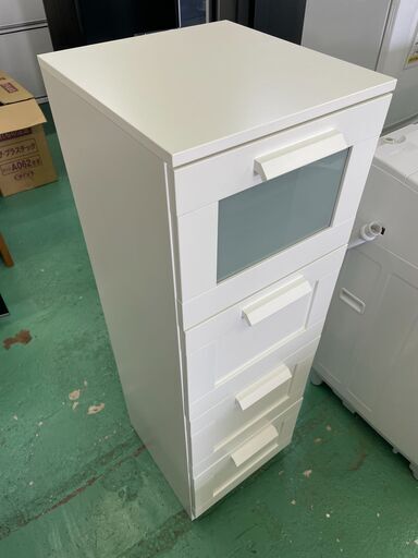 IKEA 3段チェスト　ブリムネス BRIMNES ブリムネス チェスト（引き出し×3）, ホワイト, フロスト