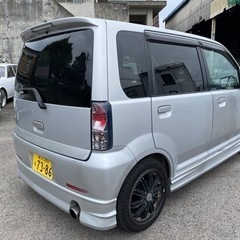 総支払額２０万円！フルラリーアート仕様 その他カスタム多数！タイミングベルト交換済！車検令和6年7月14日まで 香川発！バカっ速ターボ車 乗って帰れます！Bluetoothで音楽きけます 平成15年 H81w 三菱 EKスポーツ 114000kmの画像