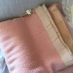 毛布　ピンクの画像