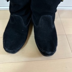 スエード　ブーツの画像