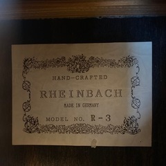 ドイツ製クラシックギター　Rheinbach Model No. R-3の画像
