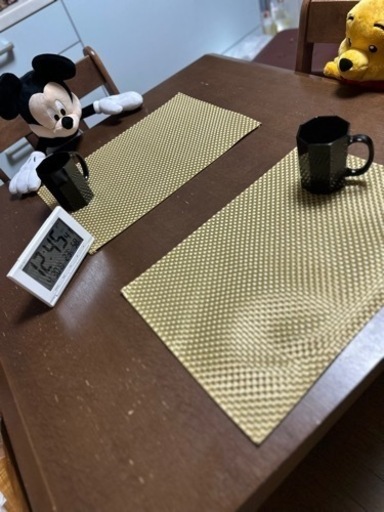 5時間自動切り安心タイマー付き 高脚こたつ★ ハイコタツ ★ 椅子に座って入れるダイニング家具調こたつセット